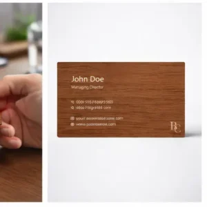 houten NFC Kaart wooden NFC business card